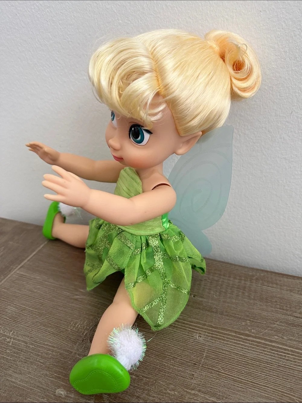 Disney Tinkerbell Green Fairy Doll - Kids Toy